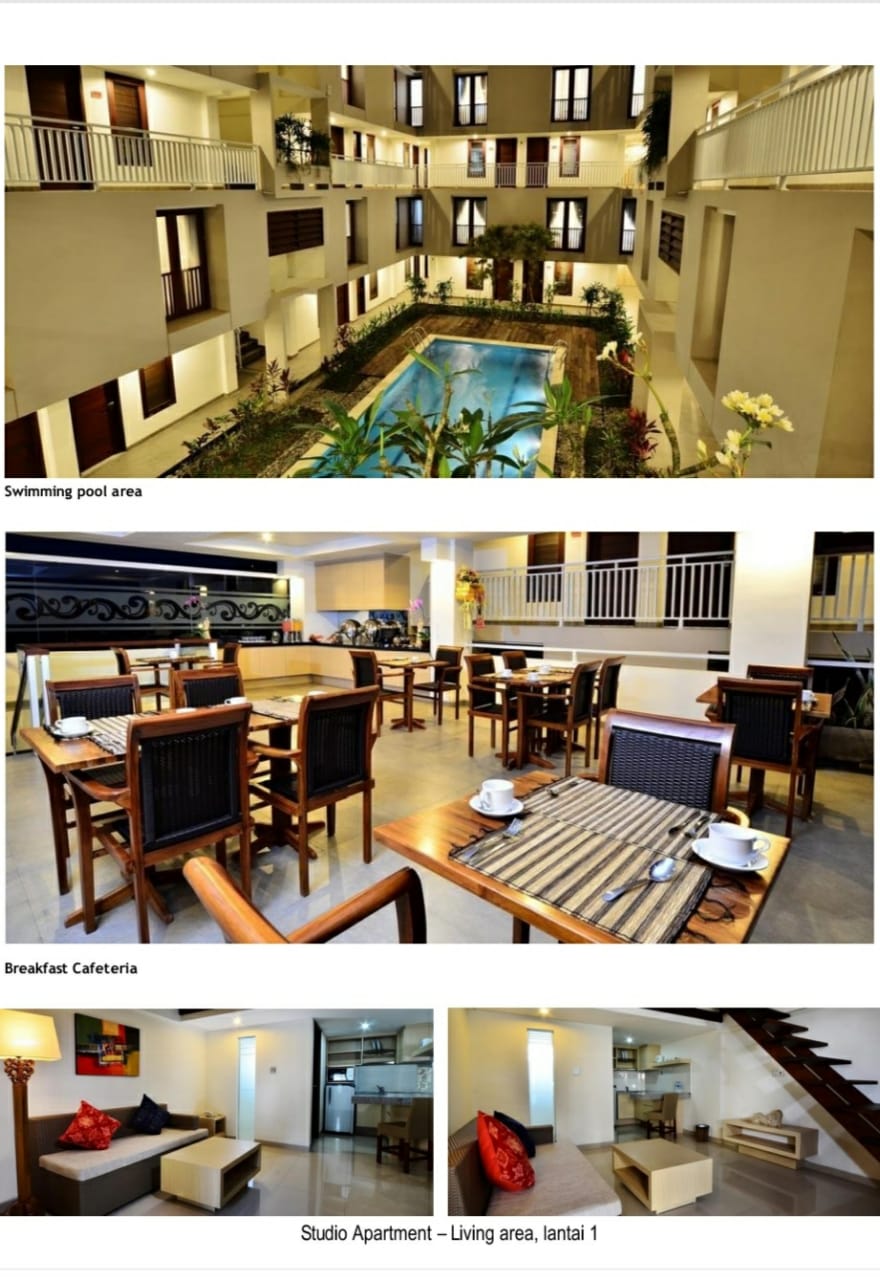 Hotel dijual di Legian Bali