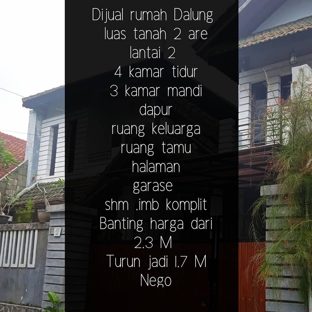 Rumah dijual di Dalung