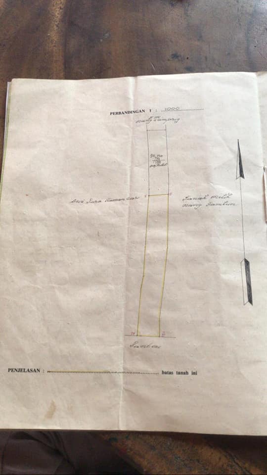 Tanah Los Pantai dijual di Klungkung