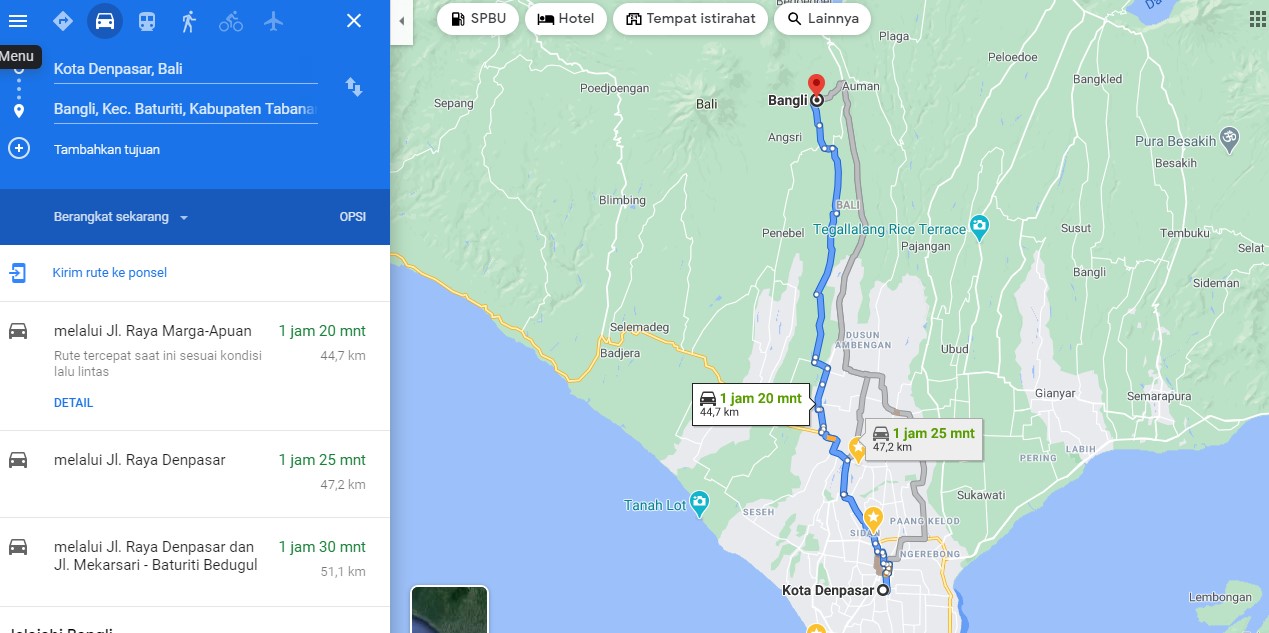 Tanah dijual di Bedugul