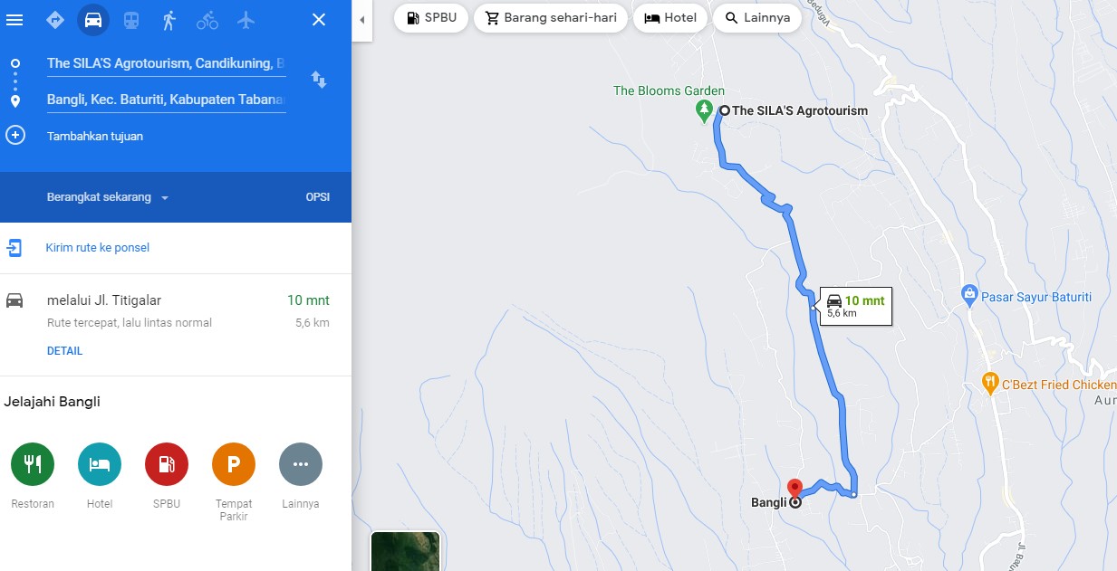 Tanah dijual di Bedugul