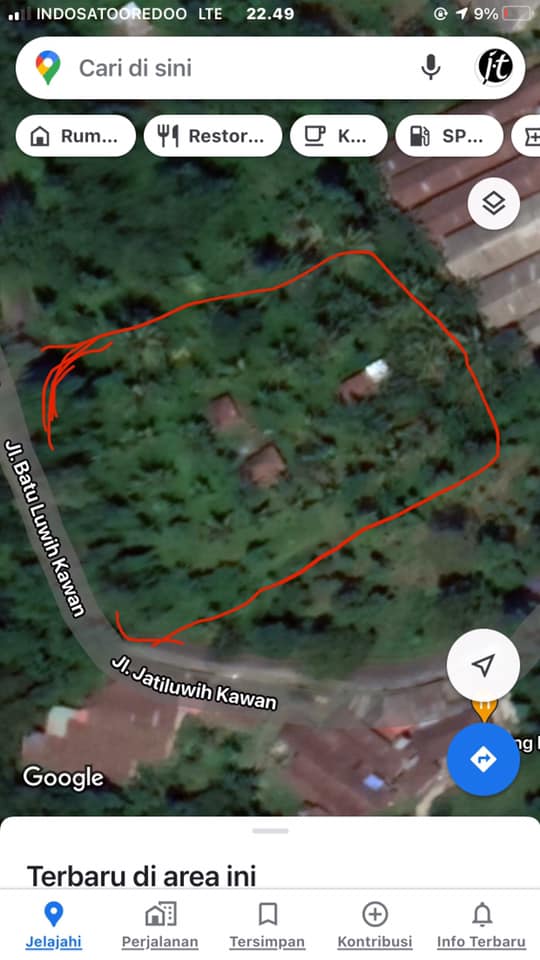 Tanah dijual di Jatiluwih