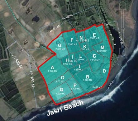 Tanah dijual di Karangasem