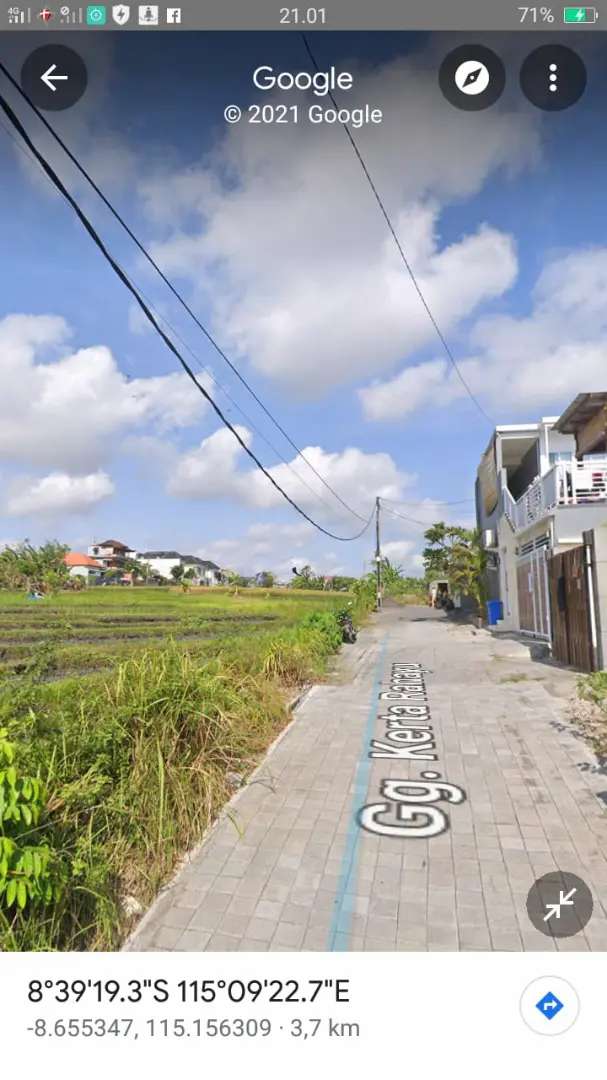 Tanah dijual di Umalas Bali